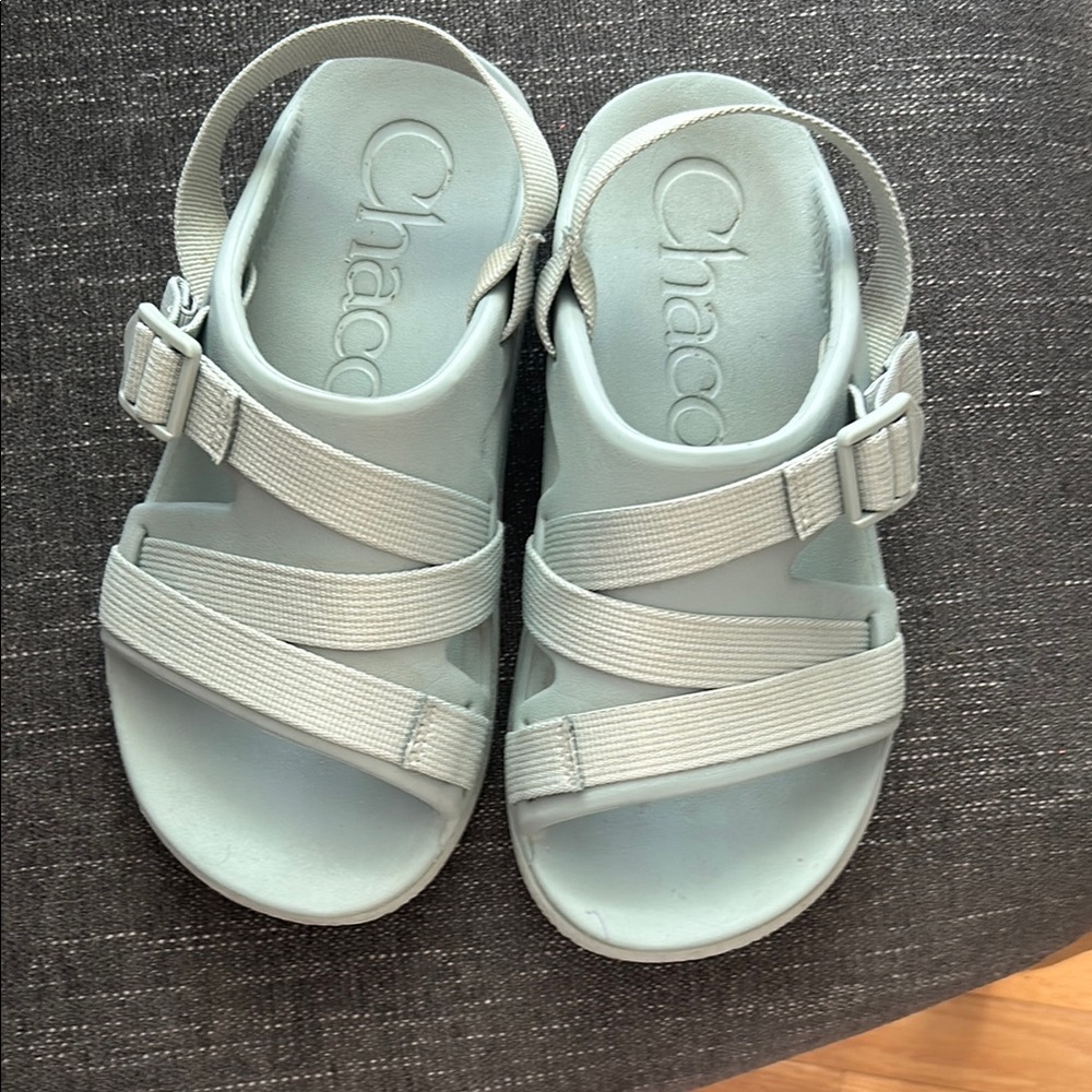 Chaco Blue Sandals Adjustable Comfort size 7
